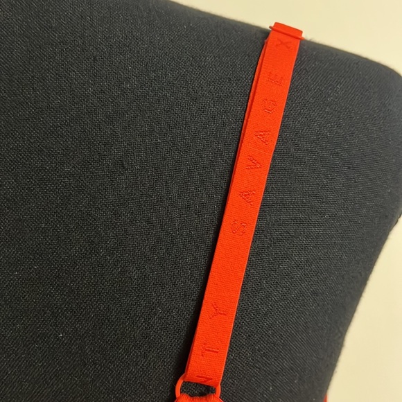 🆕SAVAGE X FENTY Orange Cotton Jersey Unlined Bra - Size: 34C - Picture 8 of 10
